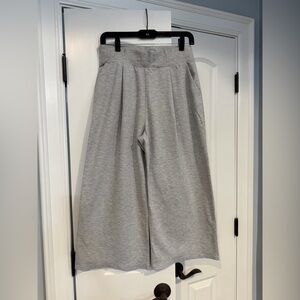 Lululemon Athletica Gray Wide-Leg Joggers
